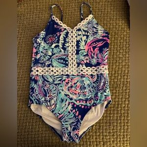 Lilly Pulitzer Girls Swimsuit size 14